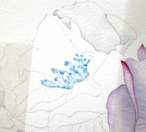 Blog rose stamen mask